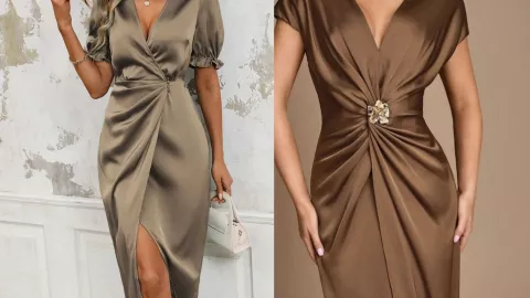 11 modelos de vestidos que puedes usar en Navidad o Año Nuevo: son sencillos, pero elegantes