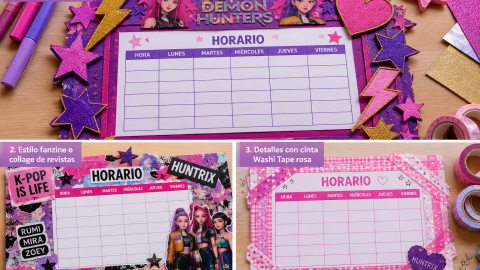 Manualidades de Kpop Demon Hunters