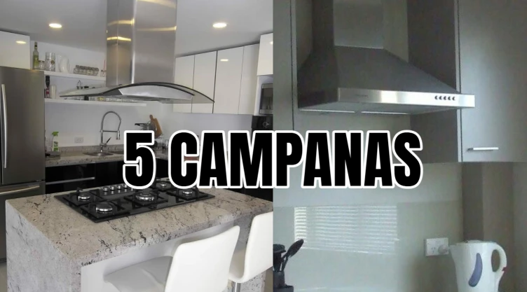 5 diseños de campanas extractoras que te ayudarán a eliminar los malos olores de la cocina