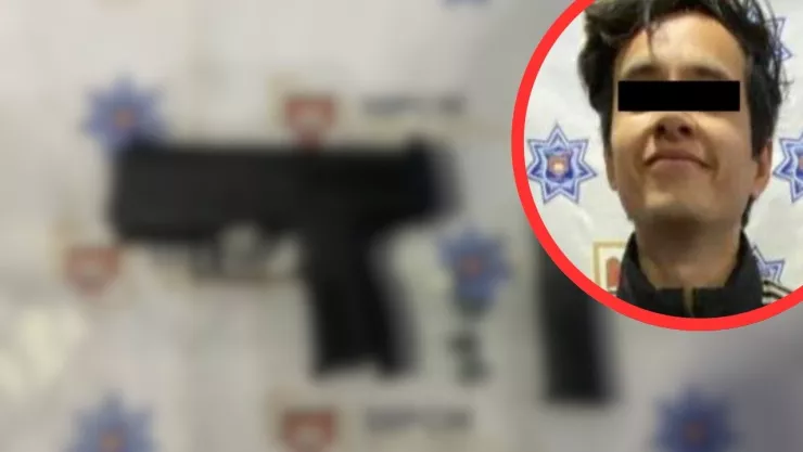 Policía Municipal arresta a sujeto que simuló tener pistola en Tijuana
