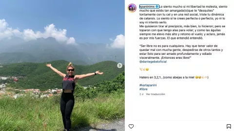 Karla Panini respondió youtuber coreana IG