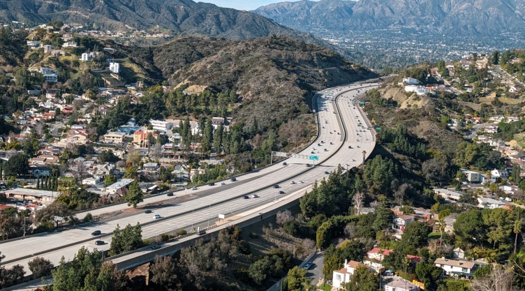 La ruta estatal 27 de California.