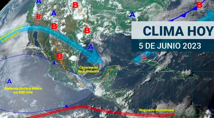 ¡Continúa la ola de calor! Así estará el clima en México hoy 5 de junio