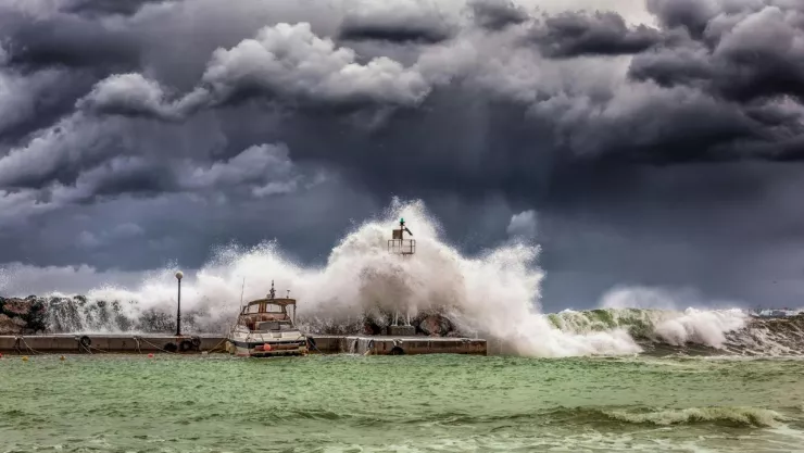 Cazador de huracanes comparte fotos únicas de Imelda sobre el Atlántico