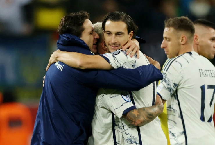 Italia celebra su pase a la Euro 2024