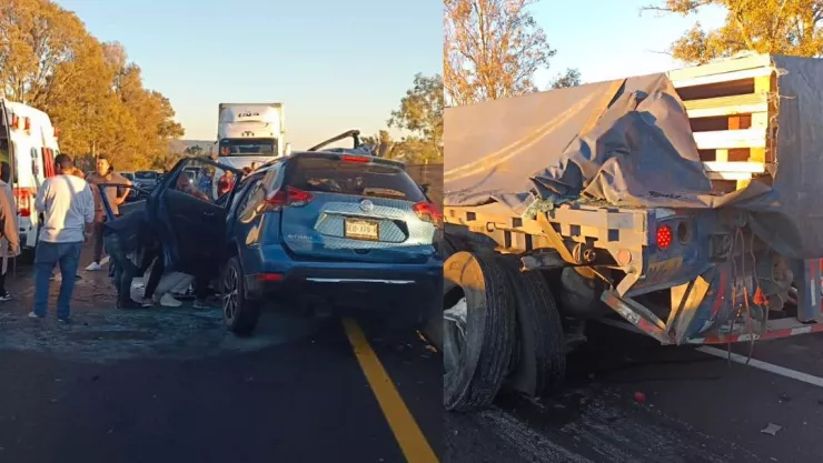 Muere una persona y tres lesionados tras brutal accidente en carretera León-Aguascalientes