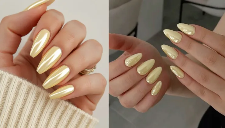 manicure butter yellow