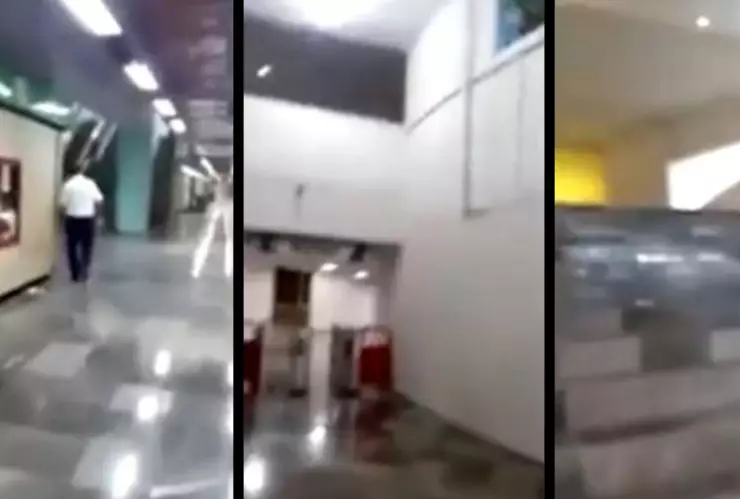 captan a niño fantasma gritando en la estación zaragoza del metrorrey en la ciudad de Monterrey.jpg