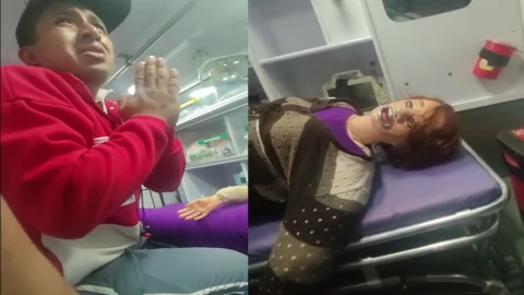 Cristian Montenegro y su esposa