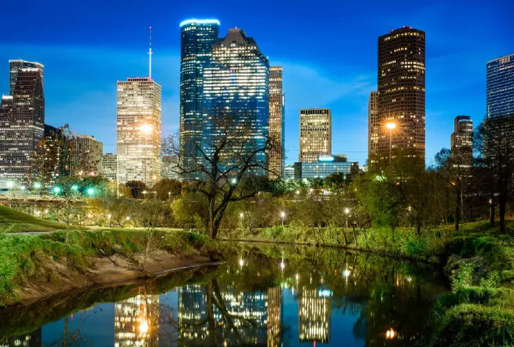 La ciudad de Houston en Texas