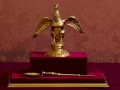 El bastón dorado de San Eduardo se llevó en las procesiones de coronación de los siglos XV y XVI.