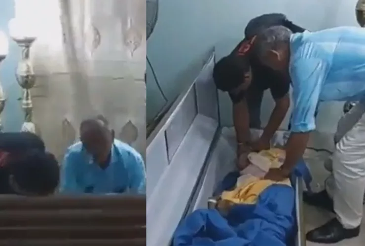 Mujer revive durante su velorio