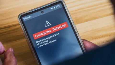 Alerta sísmica en celulares