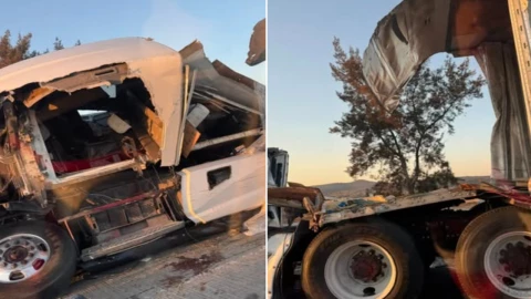 Accidente tráiler Puebla-Córdoba