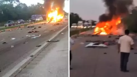 Trágico accidente en la carretera Mérida- Campeche: Choque deja 15 muertos