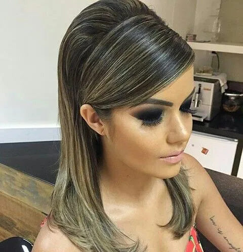 39 ideas de peinados semi recogidos elegantes: puede ser en cabello lacio o chino y te verás preciosa