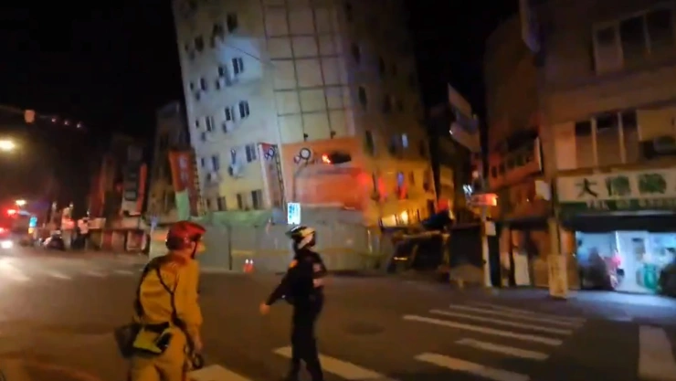 sismo taiwán hoy video