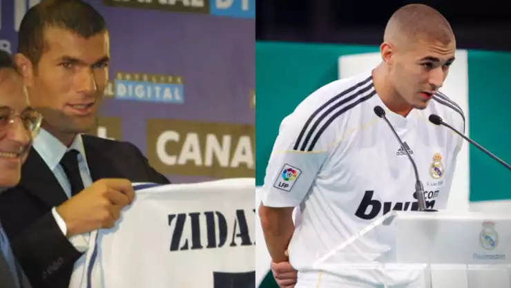 Zinedine Zidane Karim Benzema 