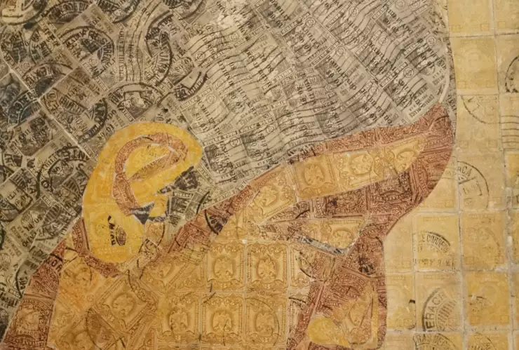 Rostro mural “La Tarasca”