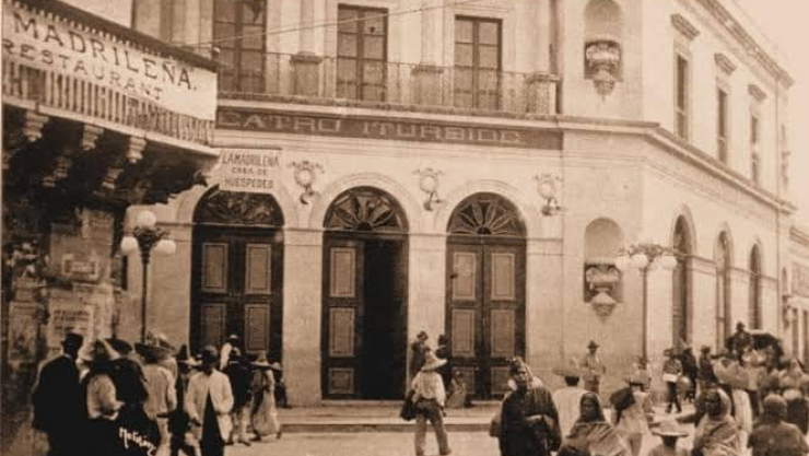 Edificios en Querétaro durante la Revolución Mexicana