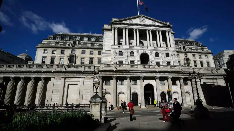 Edificio del Banco de Inglaterra en Londres.