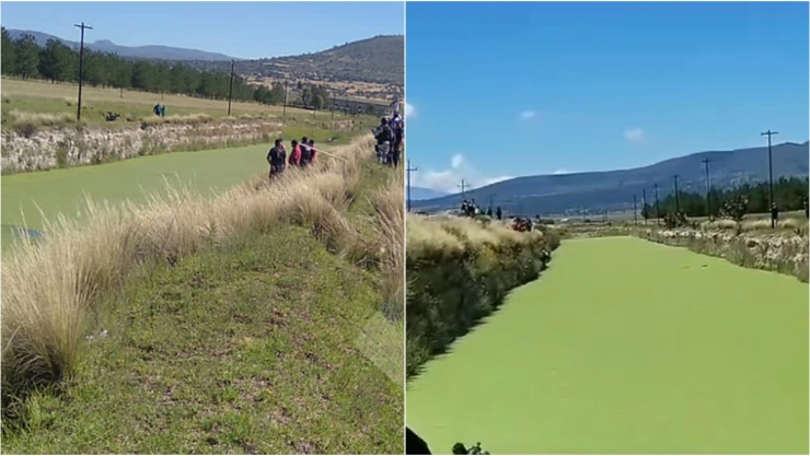 Migrantes colombianos mueren ahogados en un jagüey en Tlaxcala