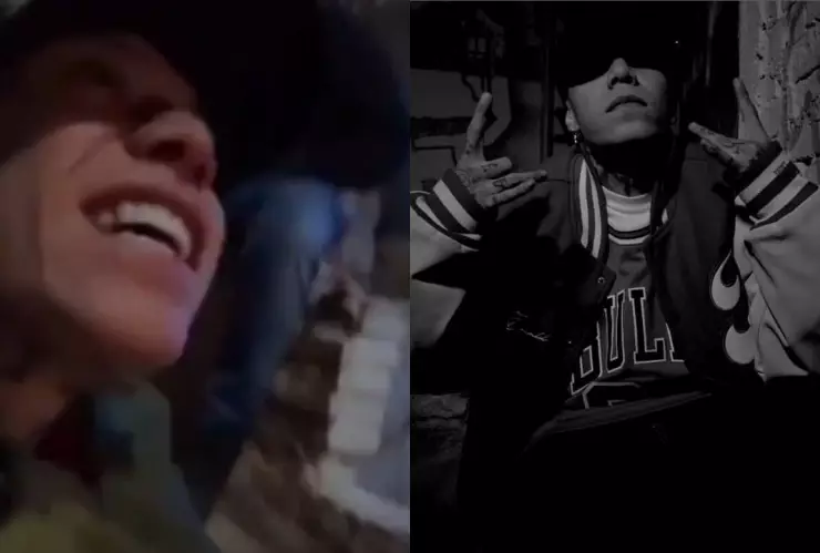 VIDEO | Santa Fe Klan es captado disparando hacia el cielo durante en plenos festejos