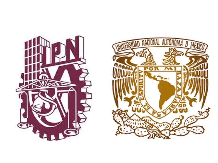 Logos IPN-UNAM.
