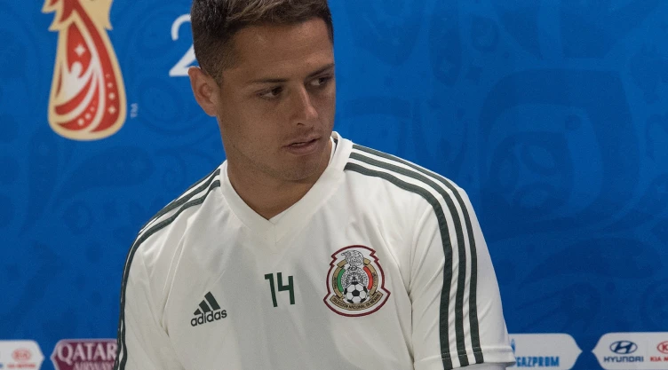 Chicharito con la Selección Mexicana en Rusia 2018