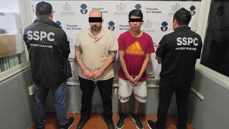Detienen a presuntos extorsionadores “El Fiera” y “El Coreano”.