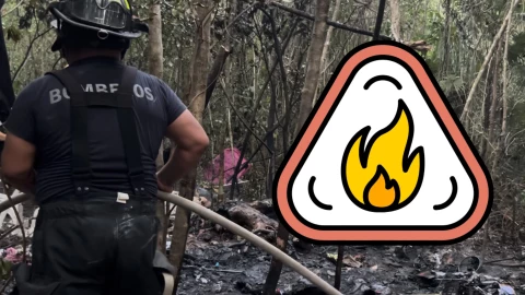 Se registra incendio en predio en Playa del Carmen HOY, miércoles 26 de noviembre de 2025: Esto se sabe