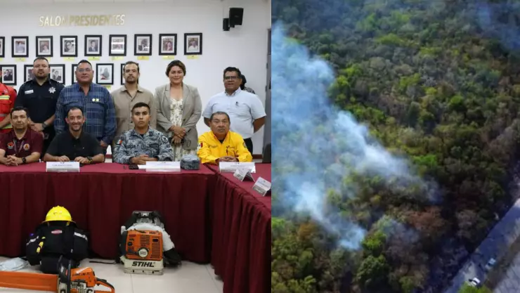 Instalan Comité contra Incendios Forestales en Cancún para la temporada 2026