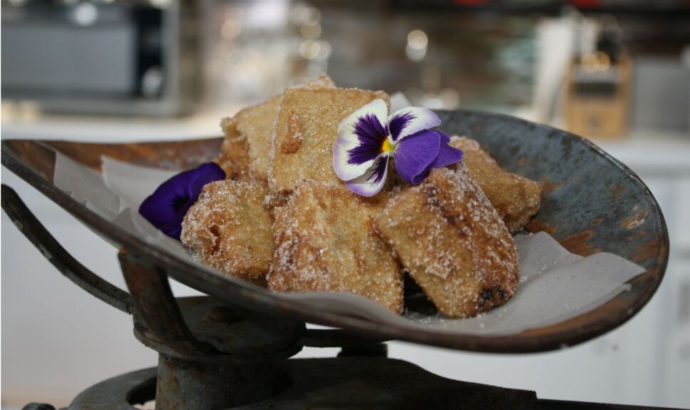 Leche frita de café