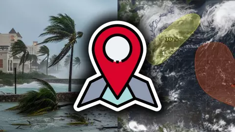 Incrementa probabilidad de desarrollo ciclónico en el Atlántico: ¿A qué distancia de Quintana Roo está la zona de baja presión?