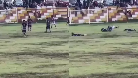 Rayo cae en pleno partido de fútbol en Perú y deja un muerto.jpg