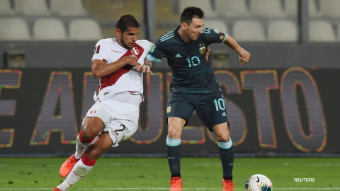 Lionel Messi ante Perú