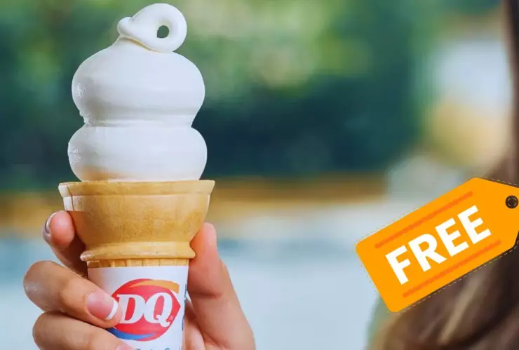 Cono gratis Dairy Queen