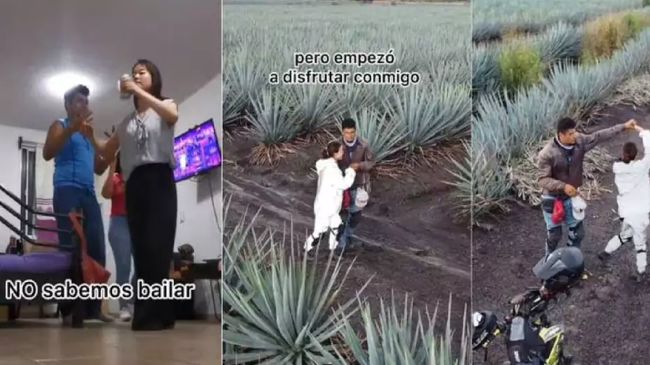 Tiktoker japonesa aprende a bailar cumbia con su novio mexicano y se viraliza.jpg