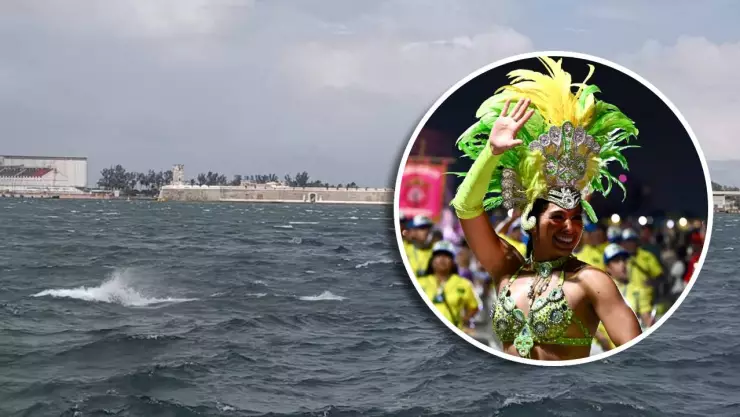 ¡CUIDADO! Así estarán las rachas del norte durante el Carnaval de Veracruz 2026