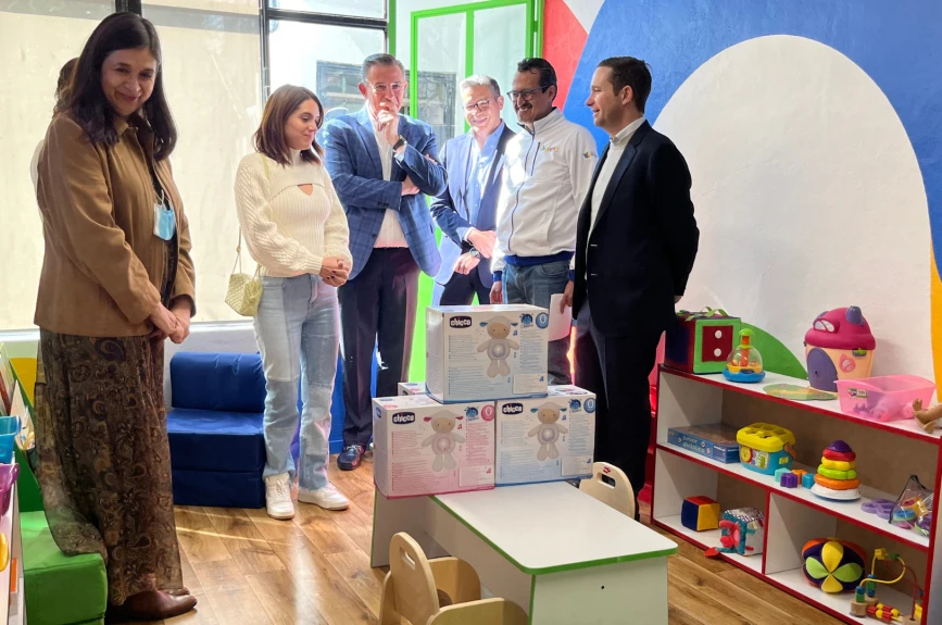 La primera Ludoteca del Juguetón Azteca se inauguró.