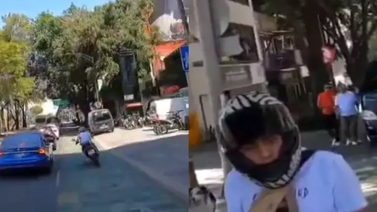 Motociclista arrolla a madre e hija