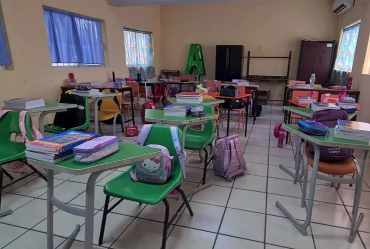 Salón de clases vacío