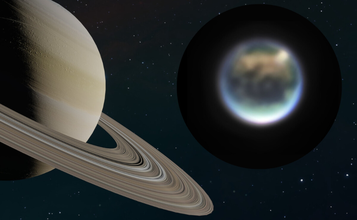 Así se ve Titán, la Luna más grande de Saturno con gran parecido a la Tierra