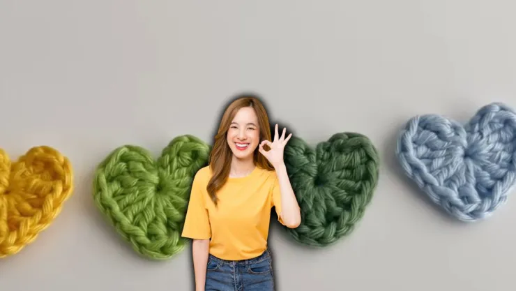 Paso a paso: cómo tejer un corazón al crochet y decorar cualquier prenda