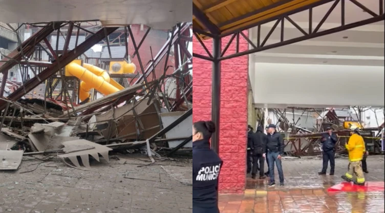 Tijuana Plaza Otay colpaso techo