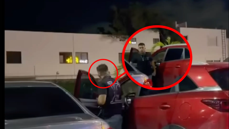 VIDEO: Captan a presunto ladrón de autos en supermercado de la avenida Huayacán