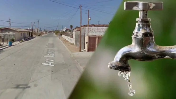 Corte de agua y cierre de vialidades en Rosarito.jpg