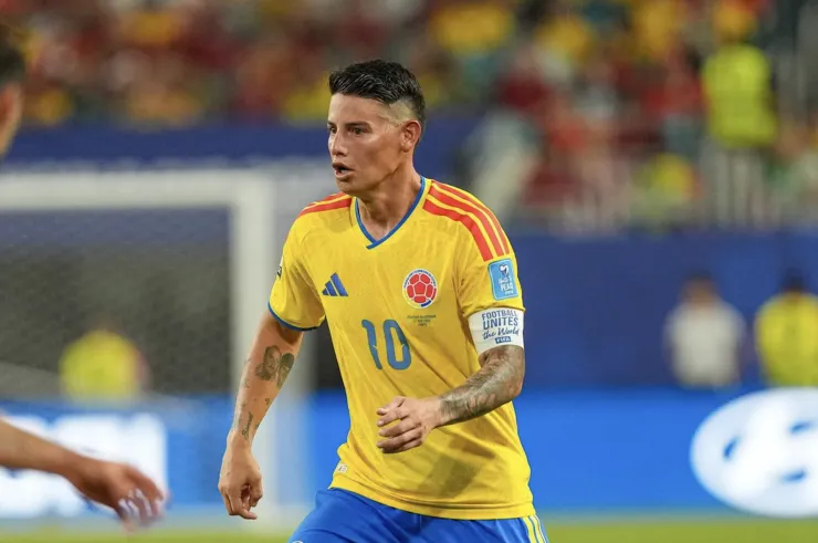 James Rodríguez, jugador de Colombia