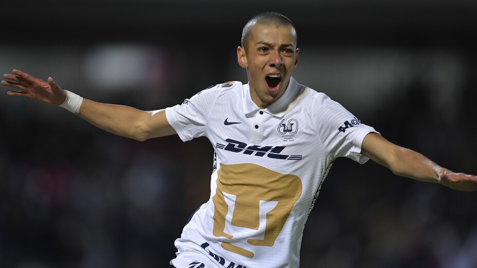 Jorge Ruvalcaba gol debut Pumas