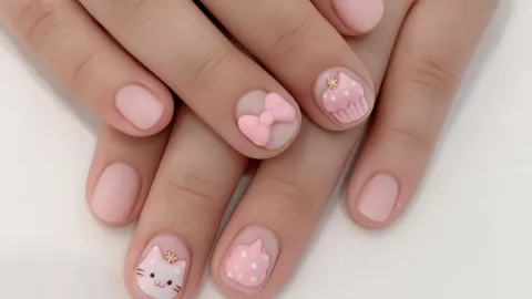 uñas kawaii para niñas día del niño 2026